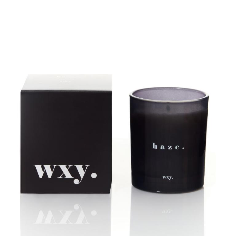 英國wxy 經典瓶裝蠟燭-haze.廣藿香&麻/200g
