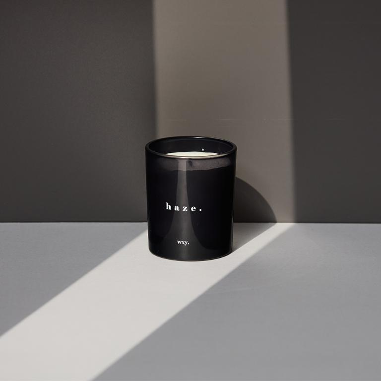 英國wxy 經典瓶裝蠟燭-haze.廣藿香&麻/200g