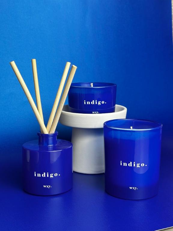 英國wxy 經典瓶裝蠟燭-indigo.迷迭香&杜松/200g