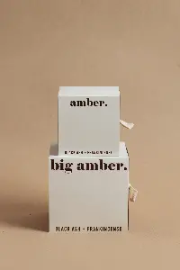 英國wxy Amber蠟燭-黑蠟木&乳香