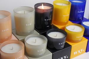 英國wxy 經典瓶裝蠟燭-haze.廣藿香&麻/200g