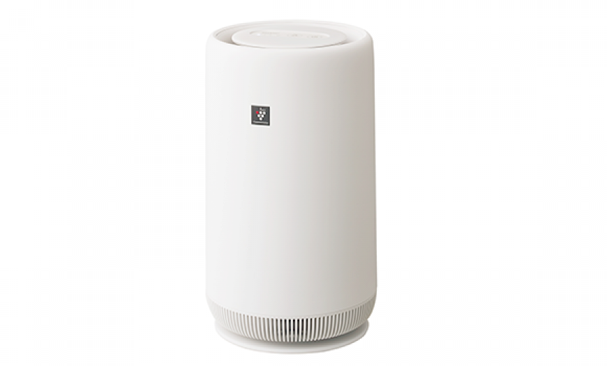 SHARP 夏普 360&deg;呼吸圓柱自動除菌離子空氣清淨機 FU-NC01-W