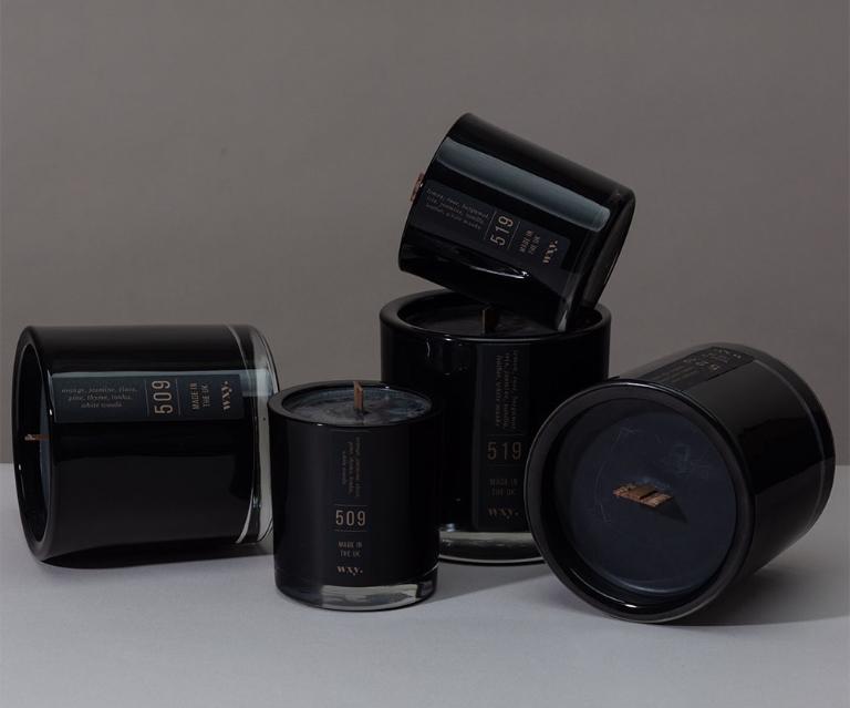 英國wxy Umbra蠟燭-519檸檬,白麝香&皮革/(L)350g