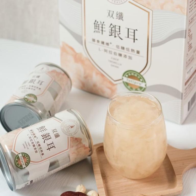【光茵樂活】双纖鮮銀耳6罐裝禮盒【L-阿拉伯糖使用】