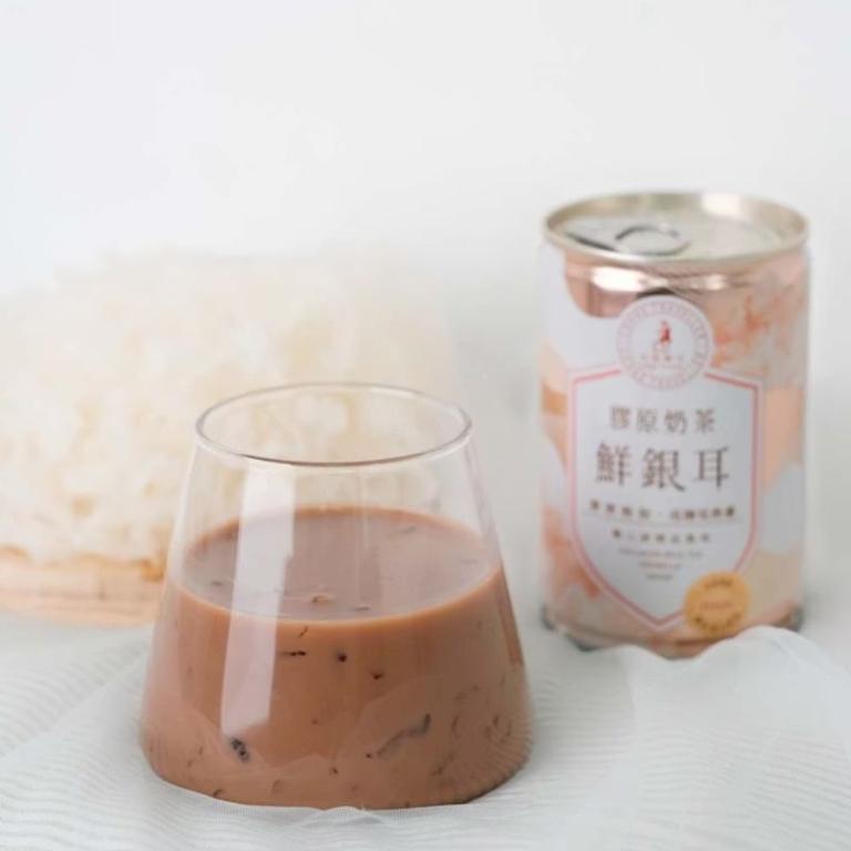 【光茵樂活】膠原奶茶鮮銀耳6罐裝禮盒
