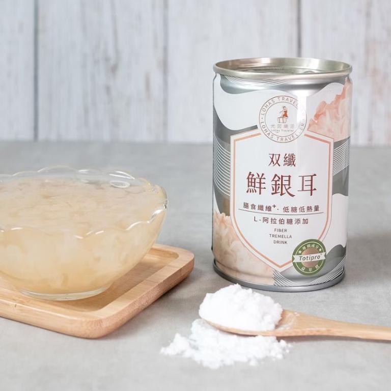 【光茵樂活】双纖鮮銀耳6罐裝禮盒【L-阿拉伯糖使用】