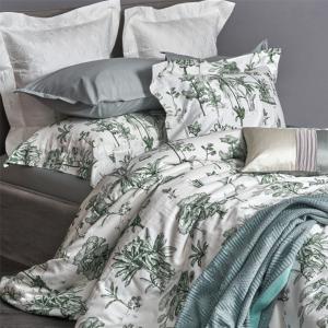 線上特賣｜【寬庭】葡萄牙原裝長纖棉印花寢飾｜綠蔭叢林 加大