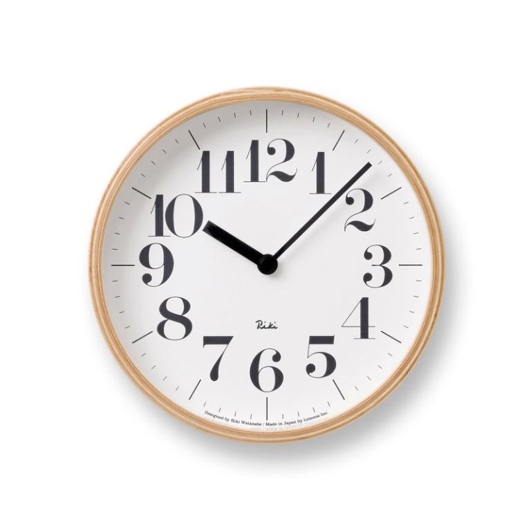 日本 Lemnos Riki Clock 小 時鐘 渡邊力設計