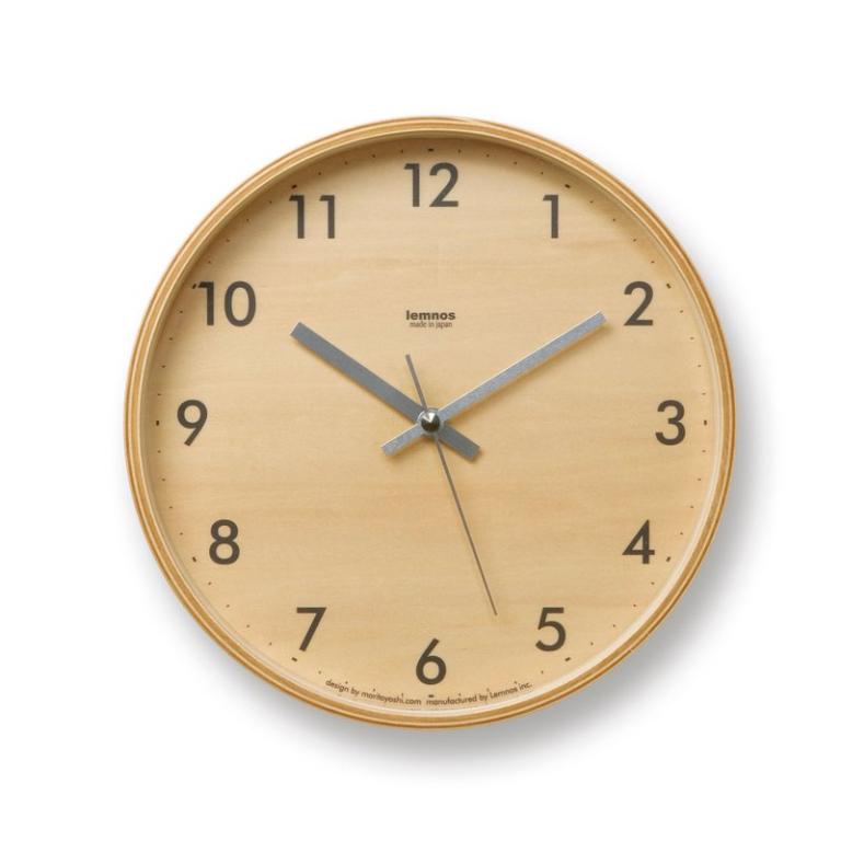 日本 Lemnos Plywood S 時鐘
