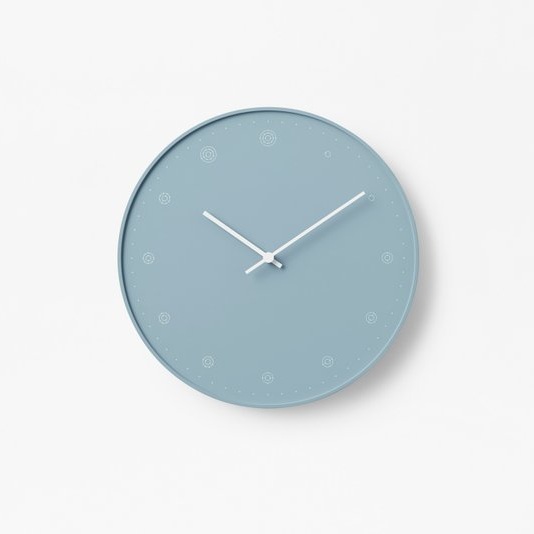 日本 Lemnos 原子 佐藤大設計 時鐘 - 藍