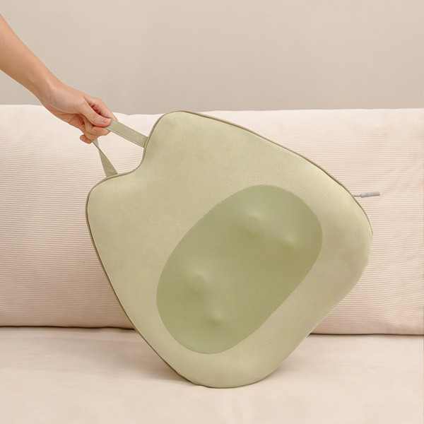 3ZeBra 酪梨枕｜溫感按摩腰靠枕(三合一按摩枕)