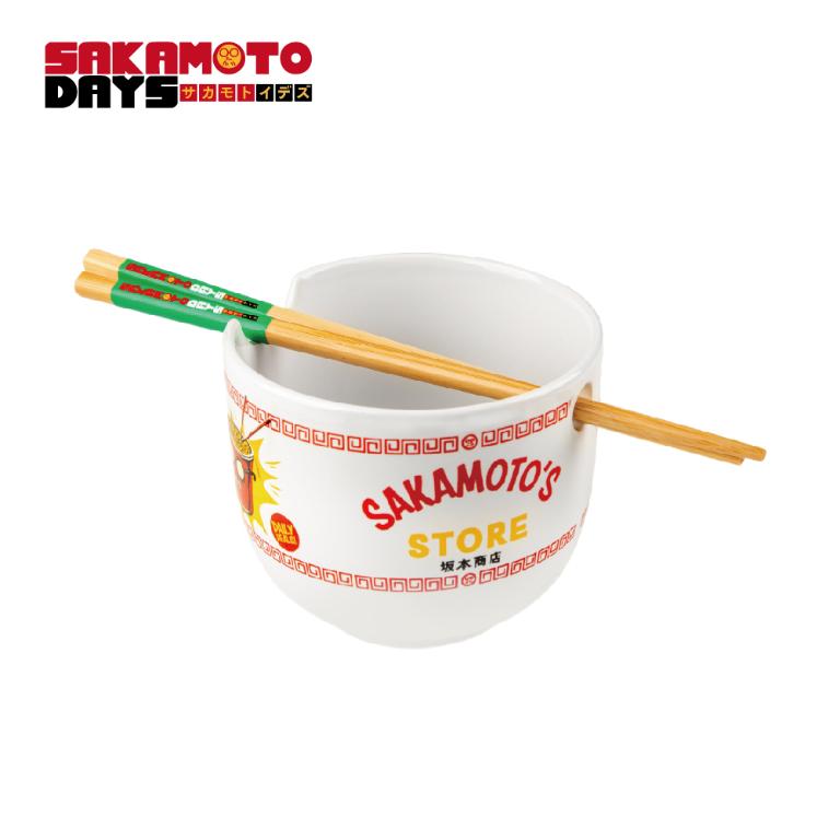 官方授權【SAKAMOTO DAYS 坂本日常】坂本商店開業必備之究極拉麵碗筷組