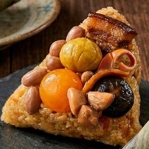 【心潮飯店】究極干貝海陸粽(3入)