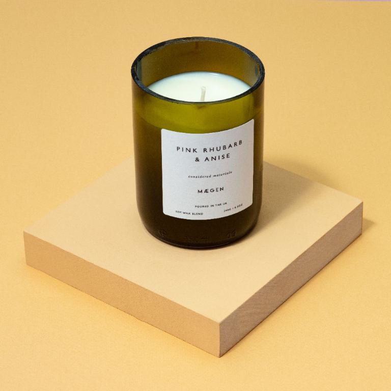 英國M&AElig;GEN Orchard 蠟燭-大黃&茴香/240g