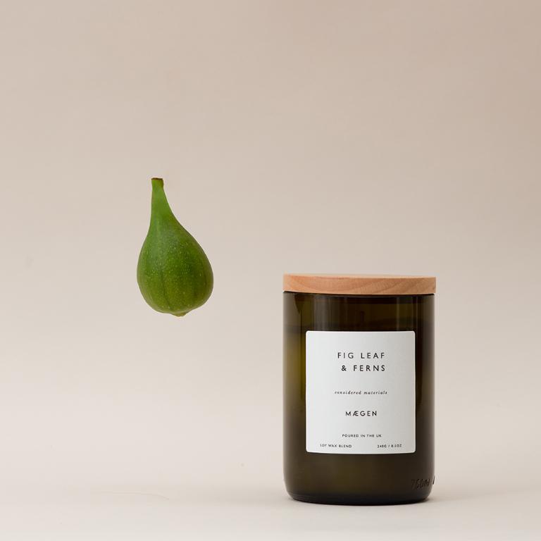 英國M&AElig;GEN Orchard 蠟燭-無花果&蕨/240g