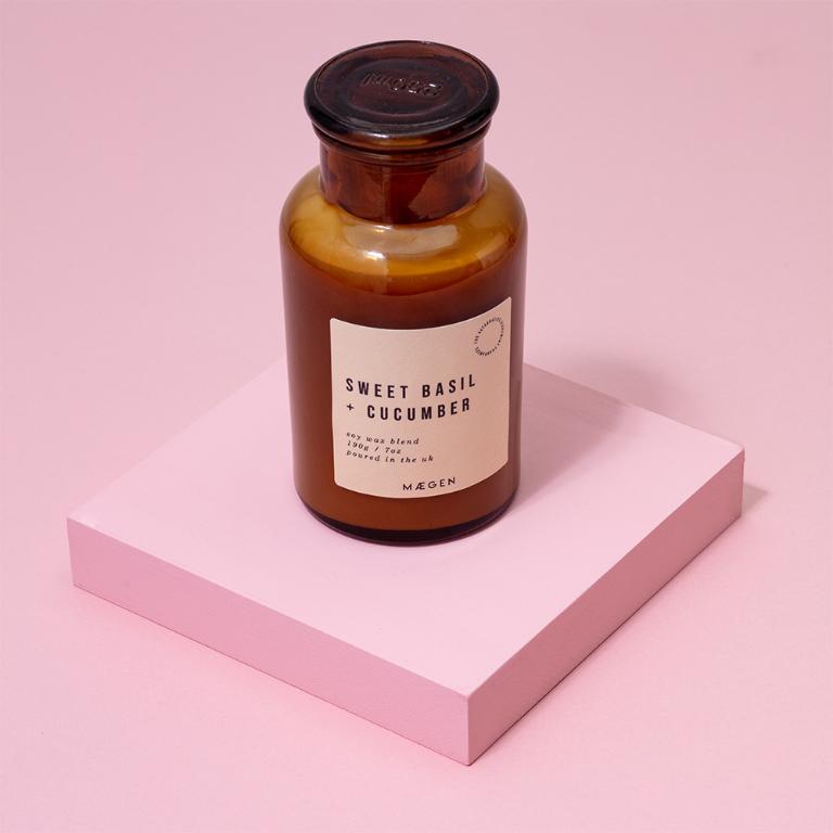 英國M&AElig;GEN Alchemist 蠟燭-甜羅勒&黃瓜/250g