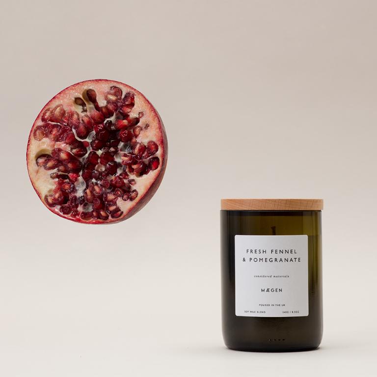 英國M&AElig;GEN Orchard 蠟燭-茴香&石榴/240g