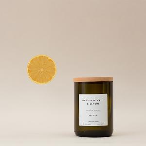 英國M&AElig;GEN Orchard 蠟燭-羅勒&檸檬/240g