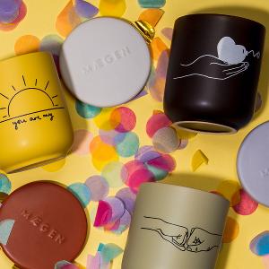 英國M&AElig;GEN Vox 蠟燭-Love Bomb 大黃&茴香/240g