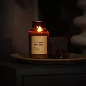 英國M&AElig;GEN Alchemist 蠟燭-甜羅勒&黃瓜/250g