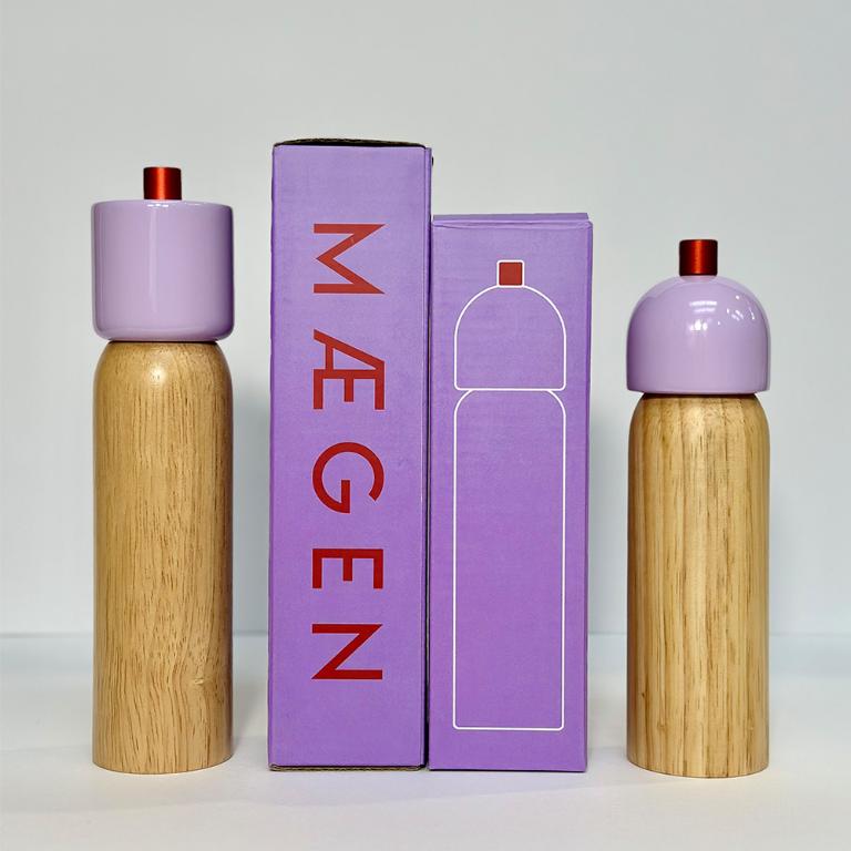 英國M&AElig;GEN 胡椒&海鹽研磨罐-紫