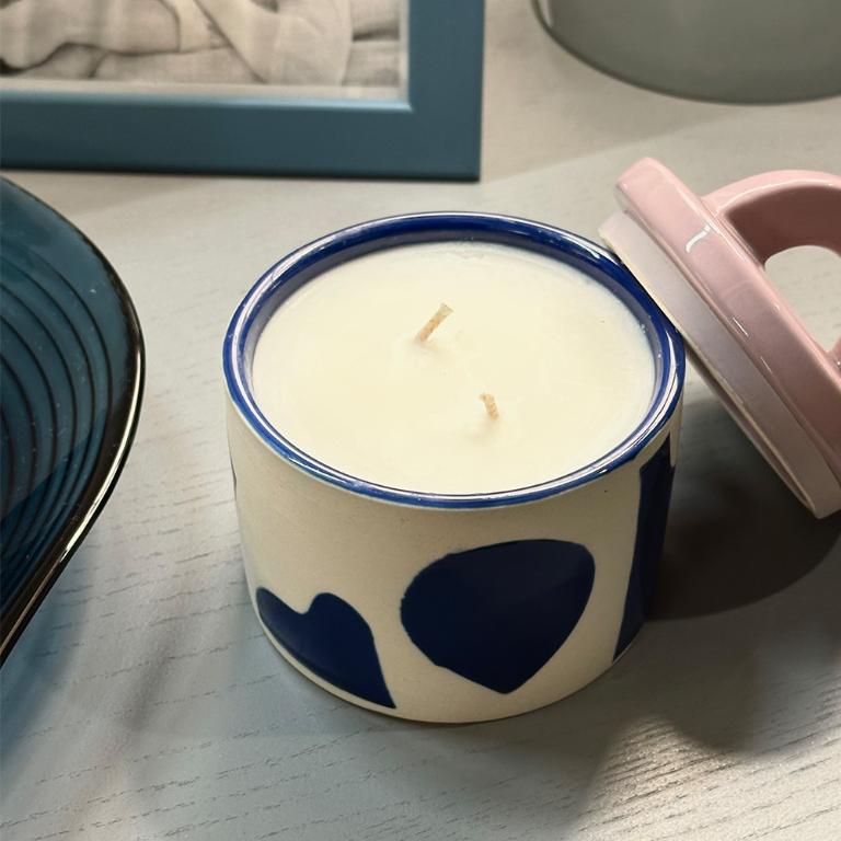 英國M&AElig;GEN Pablo 附蓋陶瓷蠟燭-青脆蘋果/200g