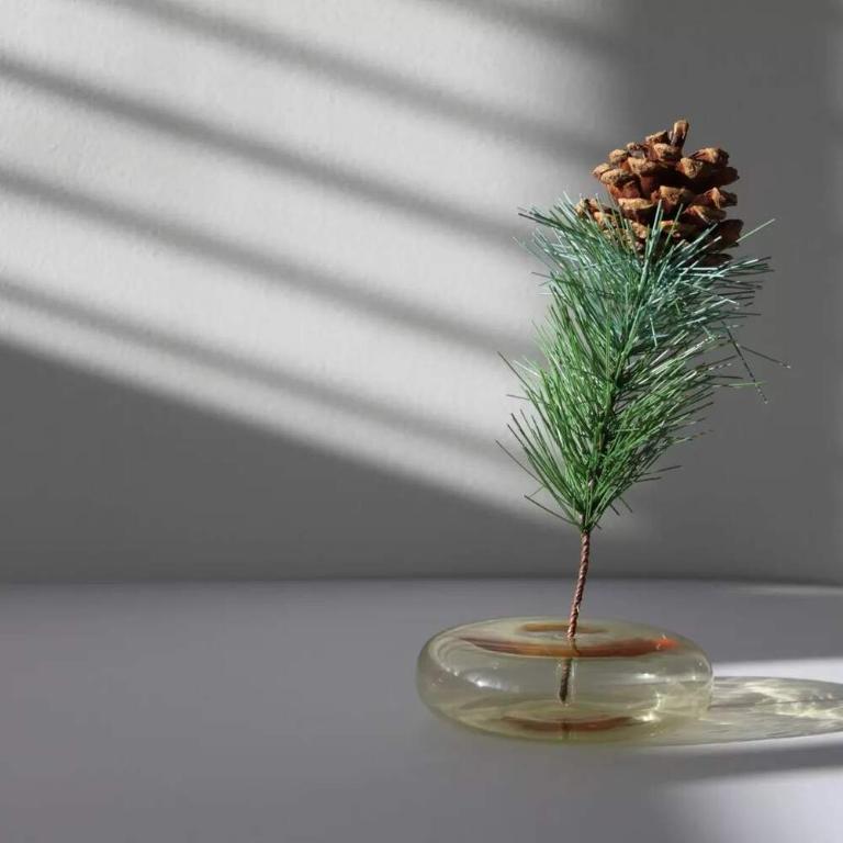 英國M&AElig;GEN 波紋線香座-黃