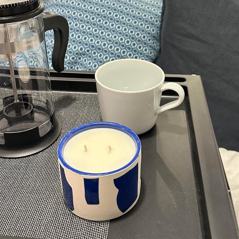 英國M&AElig;GEN Pablo 附蓋陶瓷蠟燭-青脆蘋果/200g