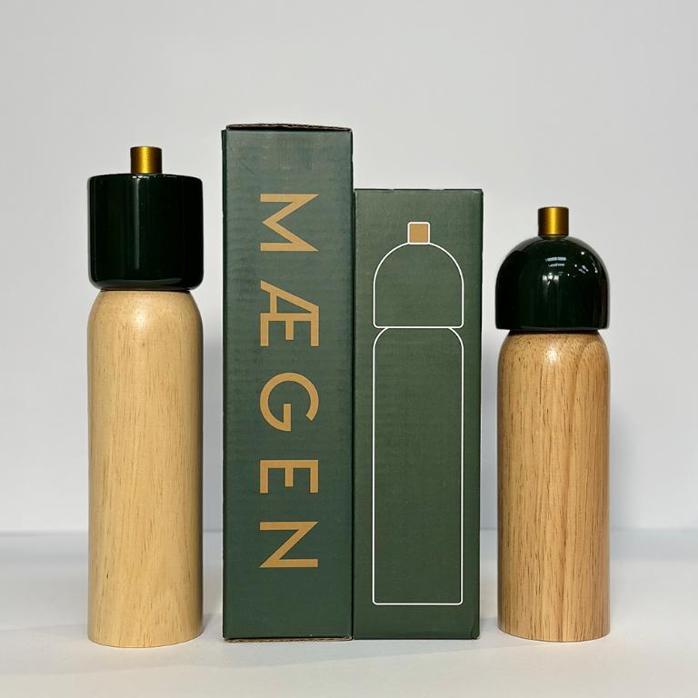 英國M&AElig;GEN 胡椒&海鹽研磨罐-綠