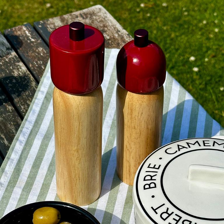 英國M&AElig;GEN 胡椒&海鹽研磨罐-紅