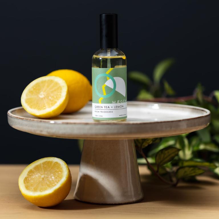 英國M&AElig;GEN 香氛噴霧-綠茶&檸檬/100ml