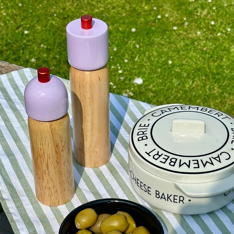 英國M&AElig;GEN 胡椒&海鹽研磨罐-紫