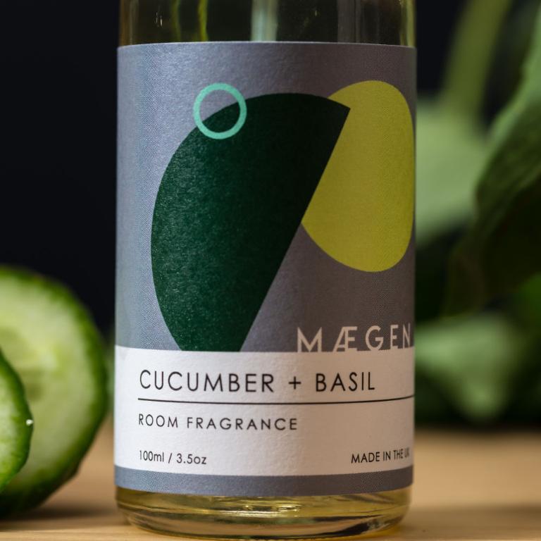 英國M&AElig;GEN 香氛噴霧-黃瓜&羅勒/100ml