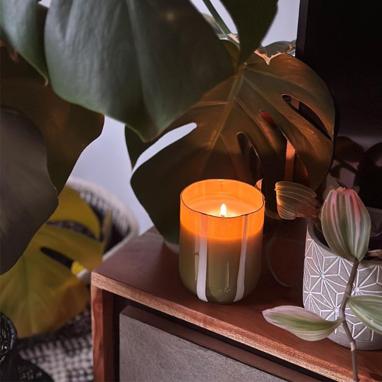 英國M&AElig;GEN Atina 玻璃杯蠟燭-橄欖&檸檬/280g