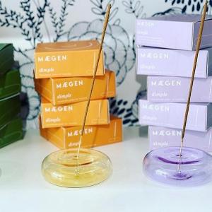 英國M&AElig;GEN 波紋線香座-紫