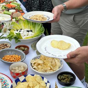 英國M&AElig;GEN 陶瓷主題餐盤-紅