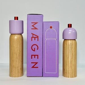 英國M&AElig;GEN 胡椒&海鹽研磨罐-紫