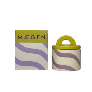 英國M&AElig;GEN Pablo 附蓋陶瓷蠟燭-水蓮花&玫瑰/200g