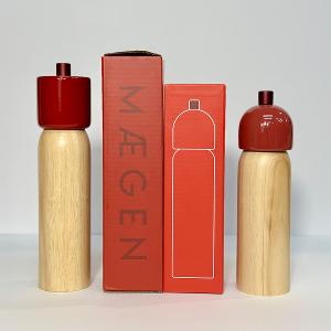 英國M&AElig;GEN 胡椒&海鹽研磨罐-紅