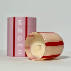 英國M&AElig;GEN Atina 玻璃杯蠟燭-橙花&羅勒/280g