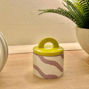 英國M&AElig;GEN Pablo 附蓋陶瓷蠟燭-水蓮花&玫瑰/200g