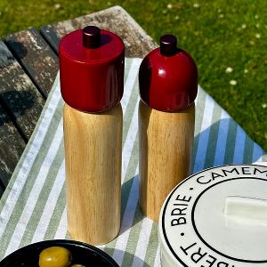 英國M&AElig;GEN 胡椒&海鹽研磨罐-紅