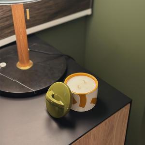 英國M&AElig;GEN Pablo 附蓋陶瓷蠟燭-香柚&鼠尾草/200g