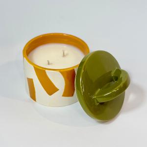 英國M&AElig;GEN Pablo 附蓋陶瓷蠟燭-香柚&鼠尾草/200g