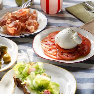 英國M&AElig;GEN 陶瓷主題餐盤-紅