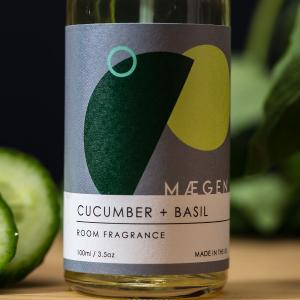 英國M&AElig;GEN 香氛噴霧-黃瓜&羅勒/100ml