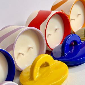 英國M&AElig;GEN Pablo 附蓋陶瓷蠟燭-香柚&鼠尾草/200g