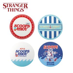Netflix官方授權｜STRANGER THINGS 怪奇物語 傳奇熱血杯墊組(一套4入)