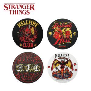 Netflix官方授權｜STRANGER THINGS 怪奇物語 傳奇熱血杯墊組(一套4入)