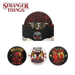 Netflix官方授權｜STRANGER THINGS 怪奇物語 傳奇熱血杯墊組(一套4入)
